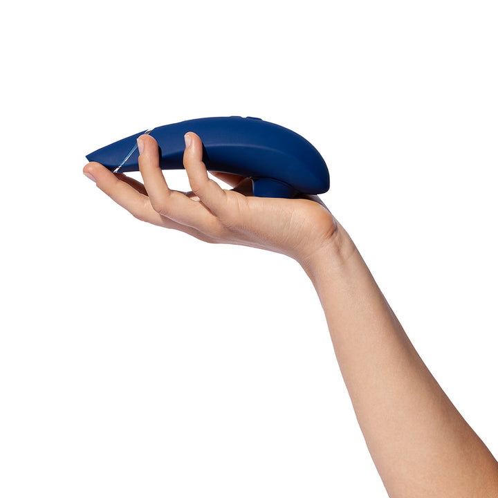 Womanizer Premium 2 Rechargeable Silicone Luxurious Pleasure Air Clitoral Stimulator Blueberry - Headshop.com