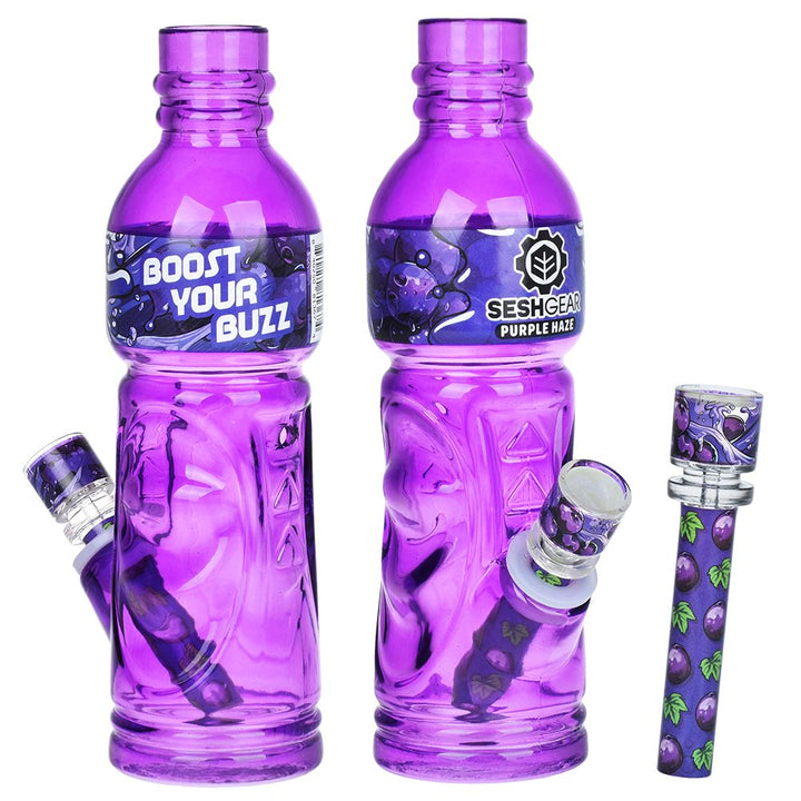 SeshGear Terpade Beverage Bottle Glass Water Pipe | 9.5" - Headshop.com
