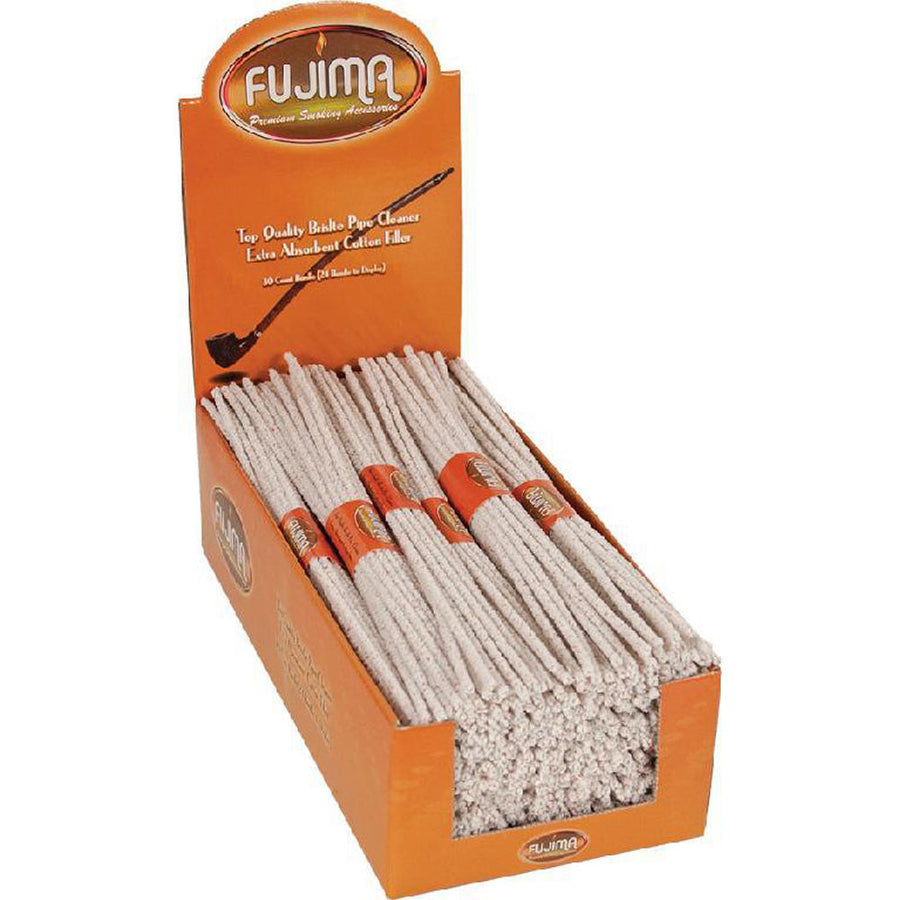24 BUNDLE DISPLAY - 12" Fujima Hard Bristle Pipe Cleaner Bundle - 30pc per Bundle - Headshop.com