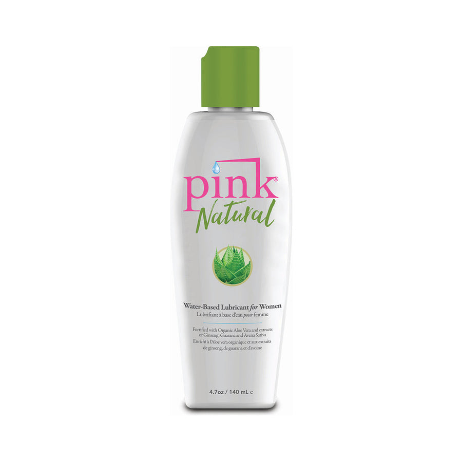 Pink Natural Water-Based Lubricant 4.7 oz. - Headshop.com