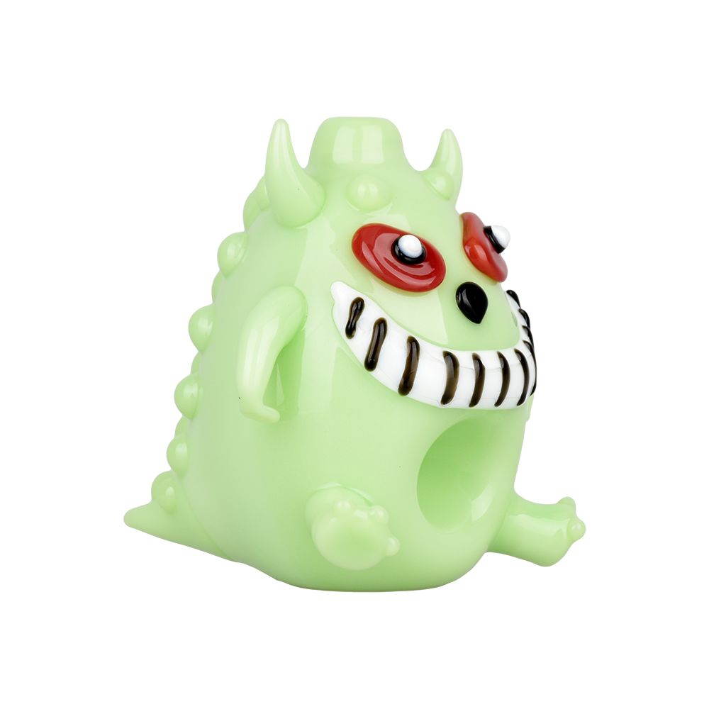 Alien Party Monster Glass Hand Pipe - 2.5" / Colors Vary - Headshop.com