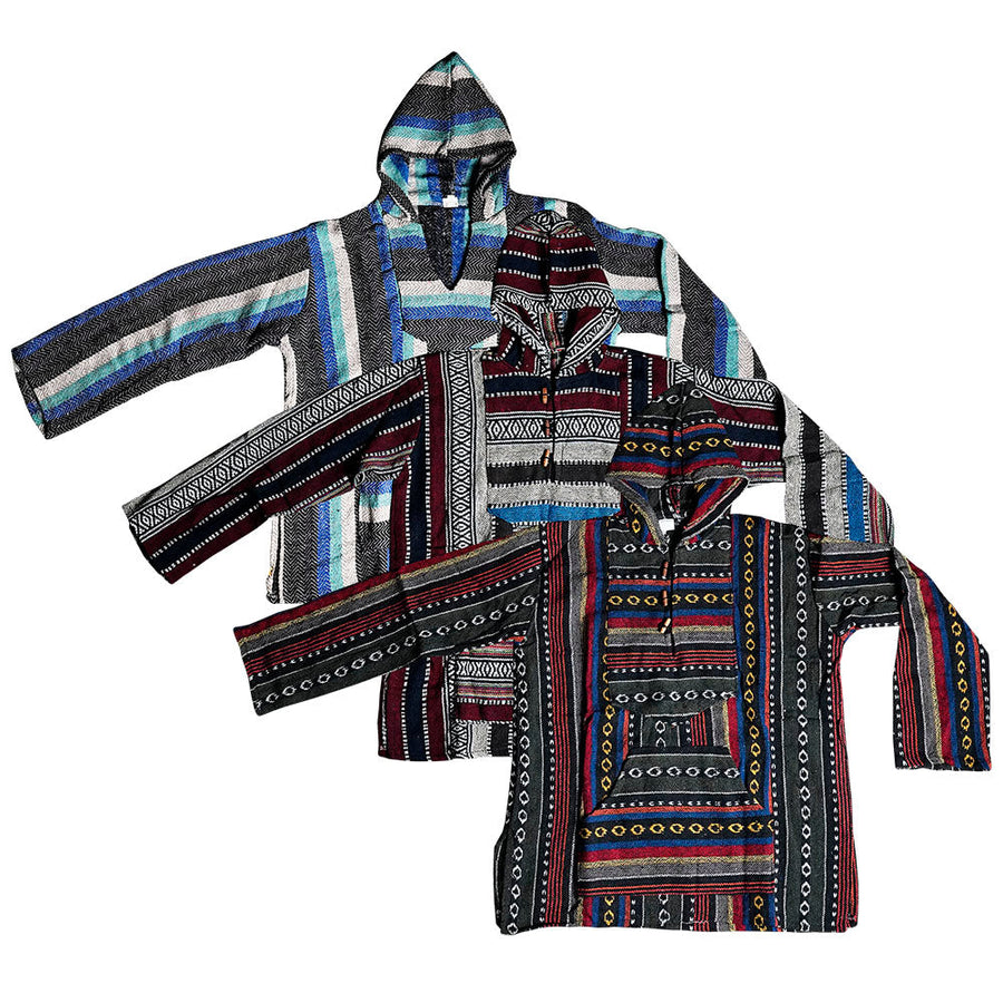 Hippie Cotton Baja Hoodie - Colors Vary - Headshop.com