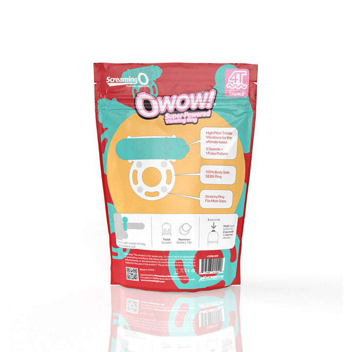 Screaming O 4T OWow Vibrating Cockring Kiwi - Headshop.com