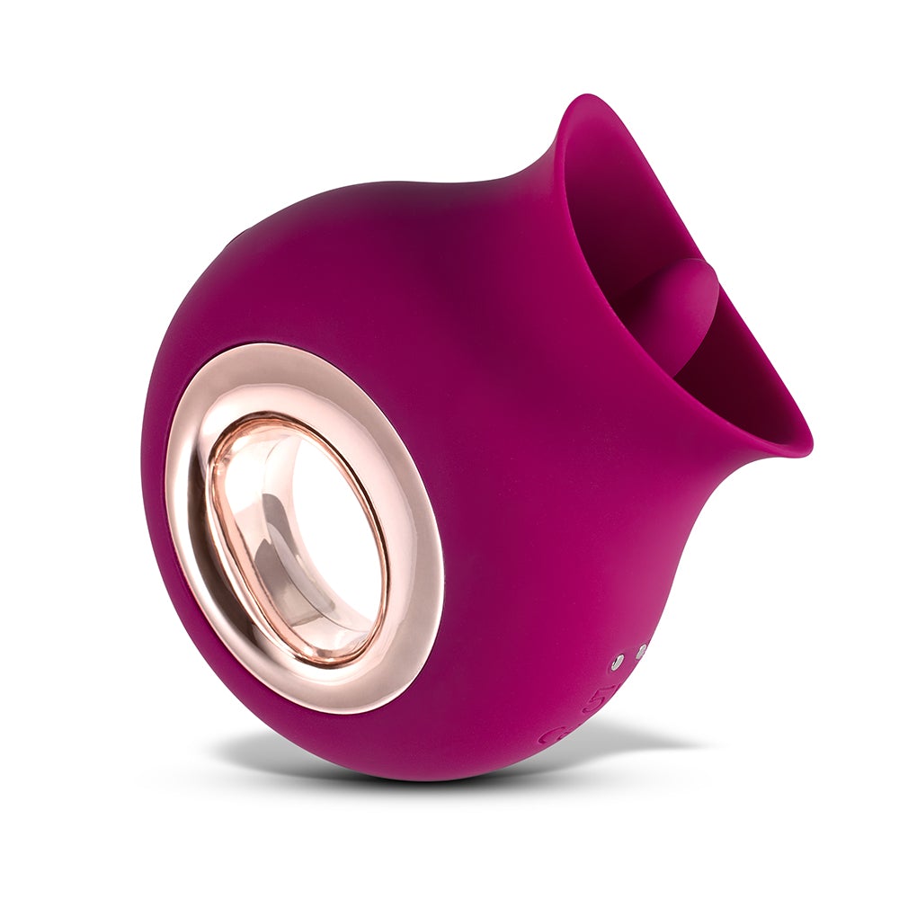 Honey Play Box Alvina Luxury Tongue Licking Clitoral Vibrator Magenta - Headshop.com