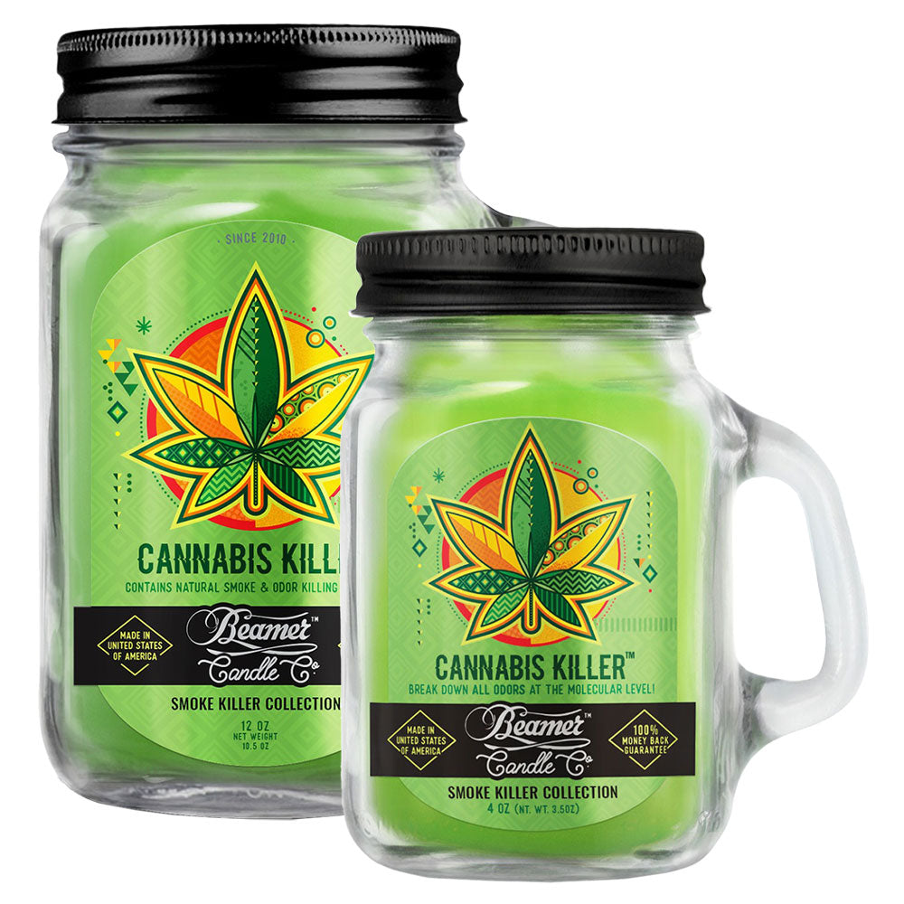 Beamer Candle Co. Mason Jar Candle | Cannabis Killer - Headshop.com
