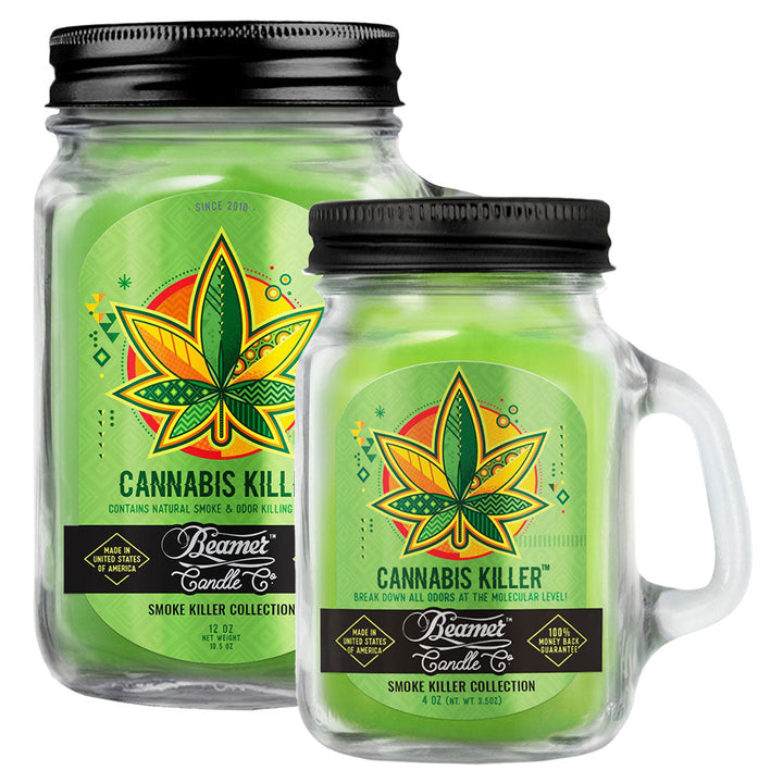 Beamer Candle Co. Mason Jar Candle | Cannabis Killer - Headshop.com