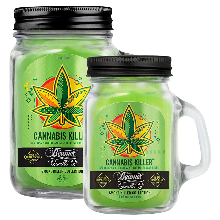 Beamer Candle Co. Mason Jar Candle | Cannabis Killer - Headshop.com