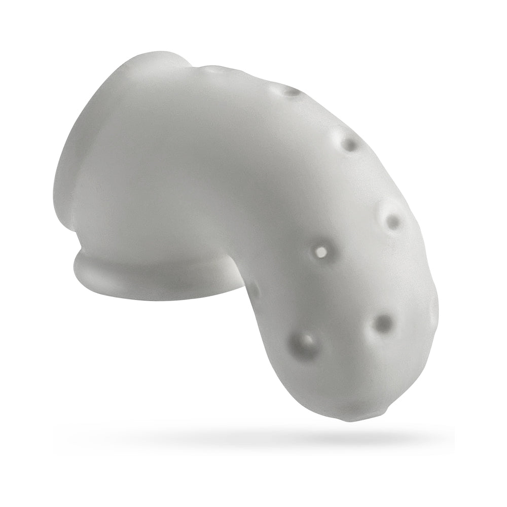 OxBalls Airlock Air-Lite Vented Chastity White Ice - Headshop.com