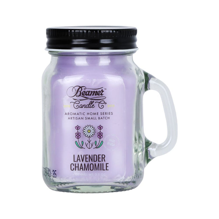 Beamer Candle Co. Aromatic Home Series Mini Mason Jar Candle | 4oz - Headshop.com