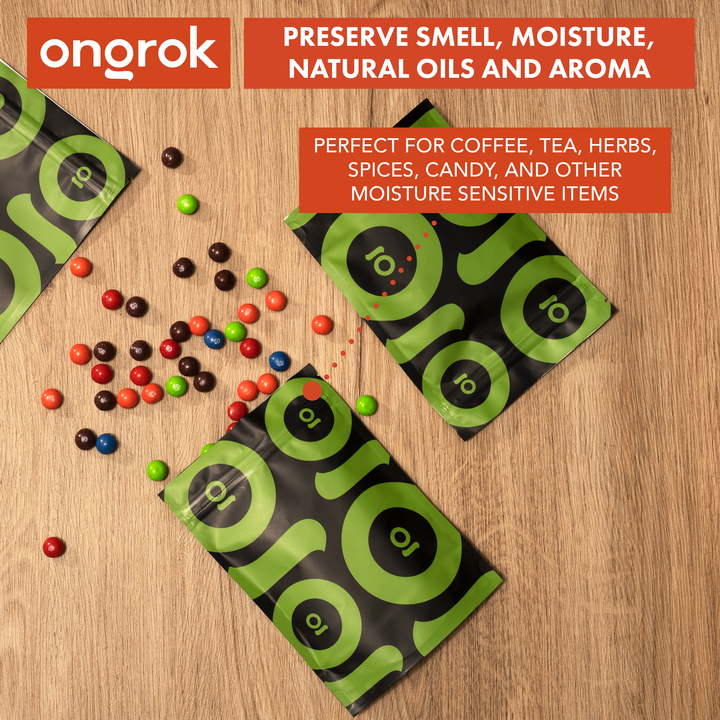 Ongrok Color-Coded Mylar Bags - Headshop.com