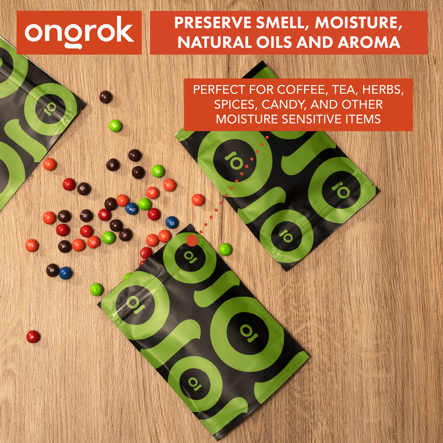 Ongrok Color-Coded Mylar Bags - Headshop.com