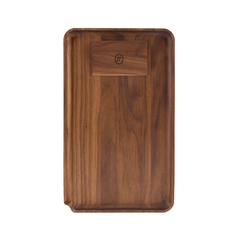 Marley Natural Black Walnut Prep Tray - Headshop.com