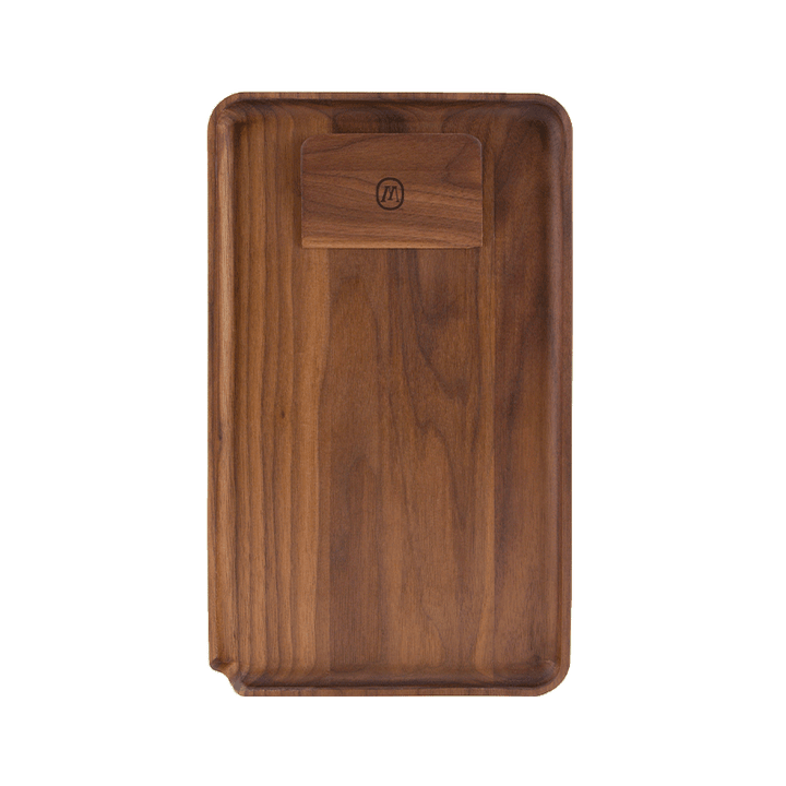 Marley Natural Black Walnut Prep Tray - Headshop.com