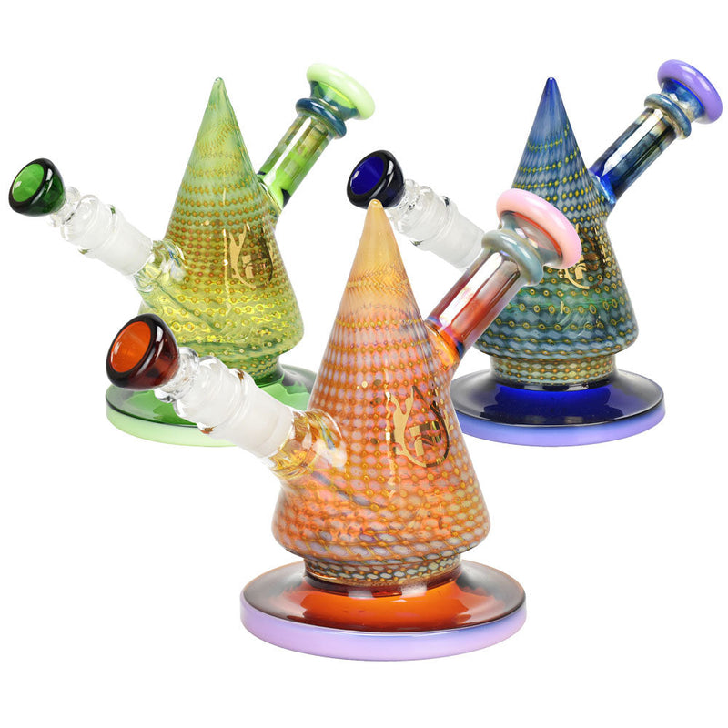 Pulsar Bubble Matrix Cone Water Pipe - 6"/14mm F/Clrs Vry - Headshop.com