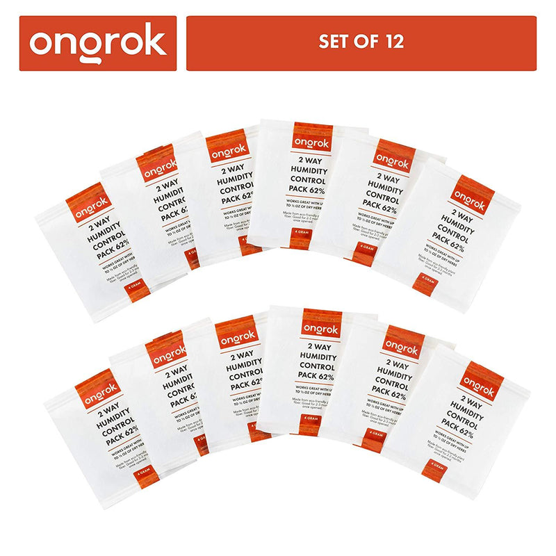 Ongrok 2-Way 62% Humidity Packs | 3 sizes (Small, Medium, Large) - Headshop.com