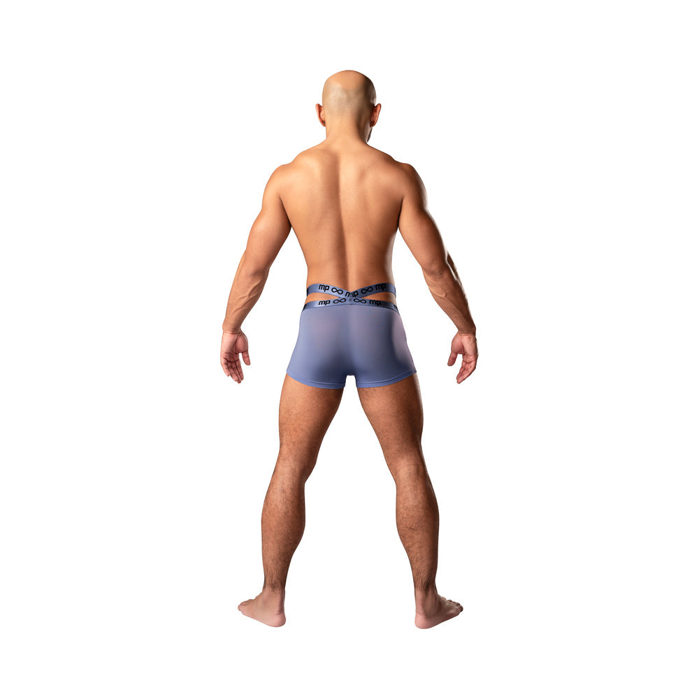 Male Power Infinite Comfort Amplifying Strappy Pouch Short Periwinkle L - Headshop.com
