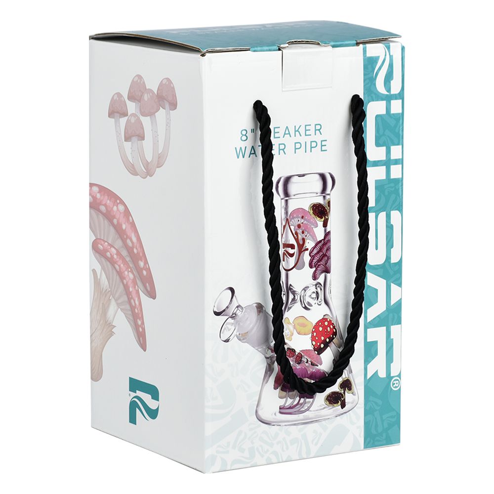 Pulsar Eat Me Design Glass Beaker Water Pipe - 7.75" / 14mm F - Headshop.com