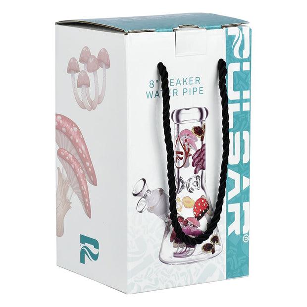 Pulsar Eat Me Design Glass Beaker Water Pipe - 7.75" / 14mm F - Headshop.com