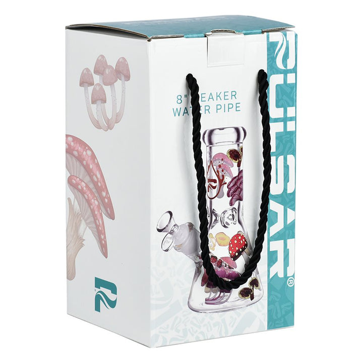 Pulsar Eat Me Design Glass Beaker Water Pipe - 7.75" / 14mm F - Headshop.com