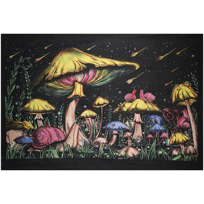 ThreadHeads Mushroom Meteor Shower Tapestry - 55"x83" - Headshop.com