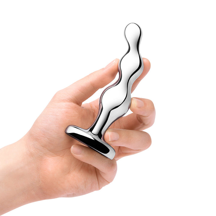 b-Vibe Stainless Steel Anal Beads - Headshop.com