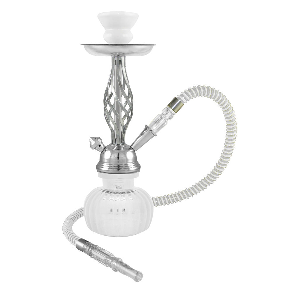12" Swirl 1-Hose Premium Hookah - Colors Vary - Headshop.com