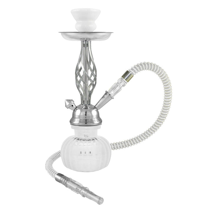 12" Swirl 1-Hose Premium Hookah - Colors Vary - Headshop.com