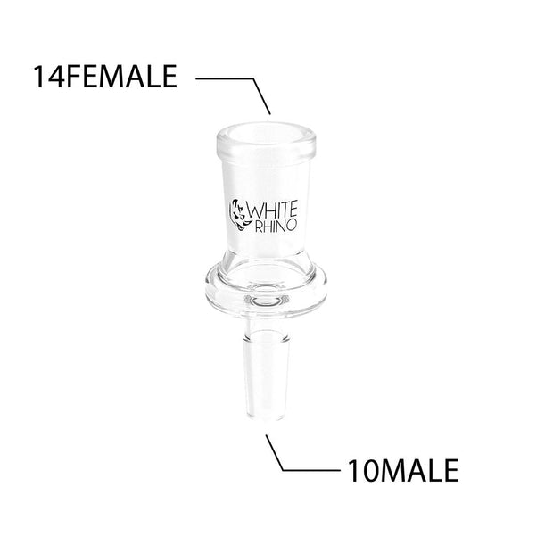 White Rhino 10mm M To 14mm F Glass Converter 10ct - Headshop.com