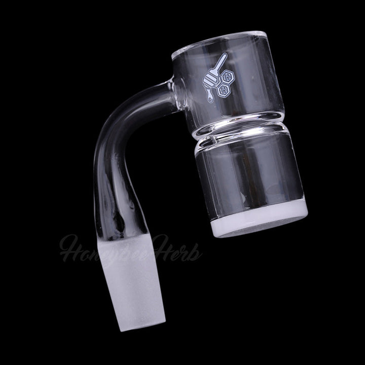HONEY & MILK BEVEL SPLASH BUCKET QUARTZ BANGER - 90° DEGREE | YL - Headshop.com