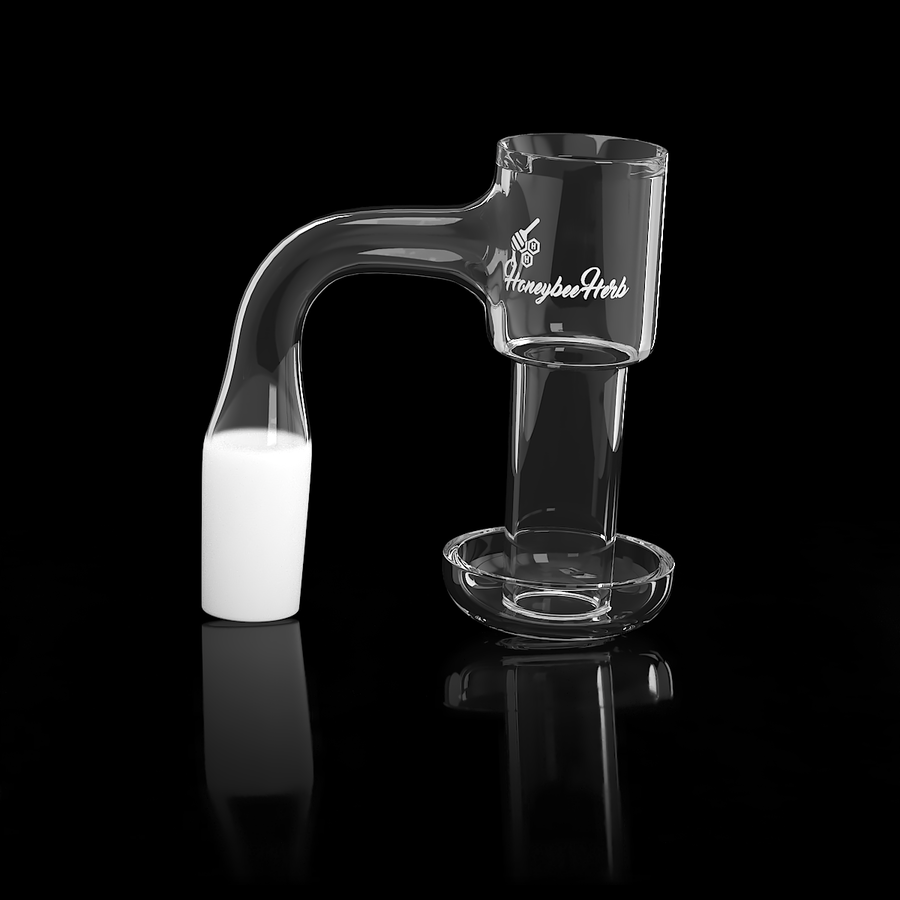 HONEYSUCKLE BEVEL QUARTZ BANGER - 90° DEGREE | BL - Headshop.com