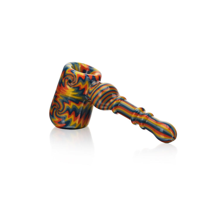 High Society | Eris Premium Wig Wag Bubbler (White Rainbow) - Headshop.com