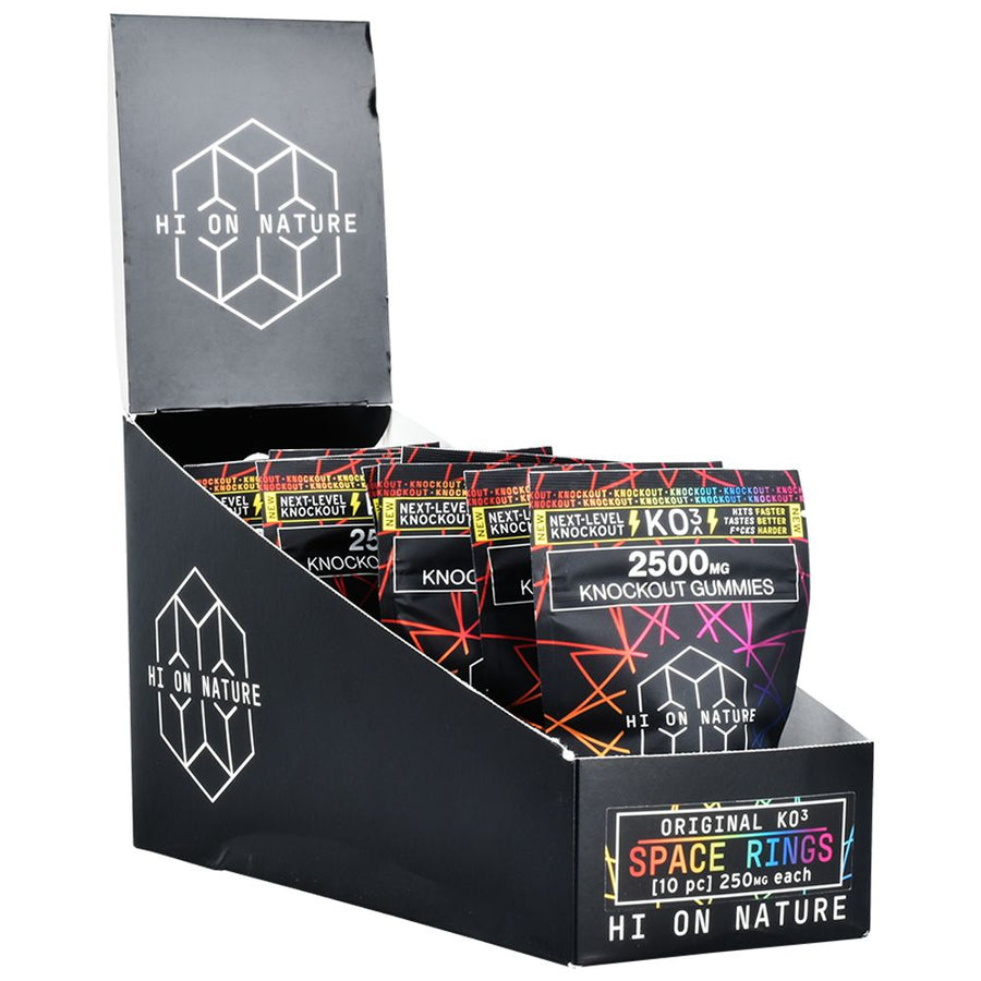 Hi On Nature Space Rings KO3 Blend Gummies - 2500MG / 10pc - Headshop.com