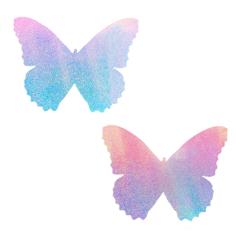 Neva Nude Pasty Butterfly Blue/Pink Iridescent - Headshop.com