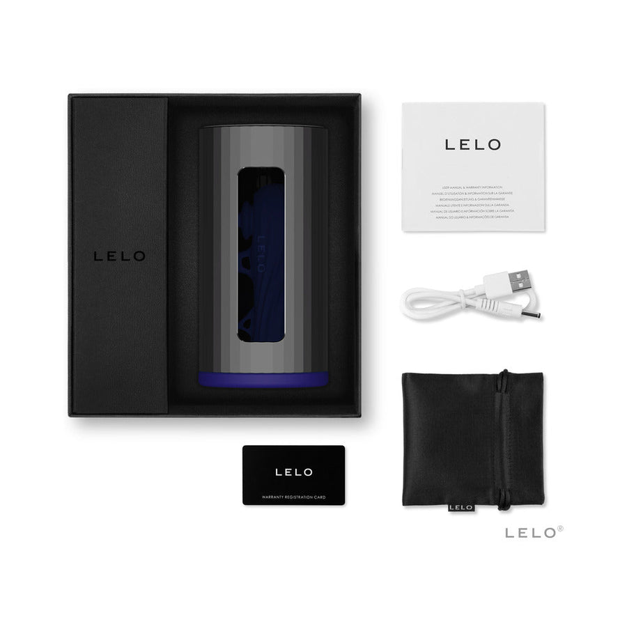 LELO F1S V2 Masturbator Gunmetal/Midnight Blue - Headshop.com