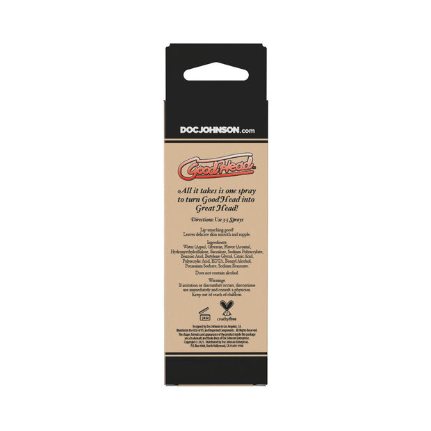 GoodHead Juicy Head Cocktails Dry Mouth Spray Strawberries & Champagne 2 oz.