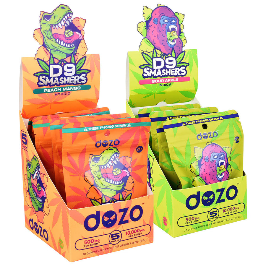 Dozo D9 Smashers Gummies | 10000mg | 20pc | 5pc Display - Headshop.com