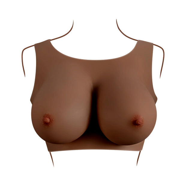 Gender X Undergarments Plate E-Cup Silicone Dark - Headshop.com