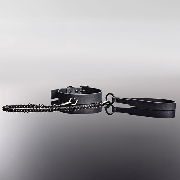 Coquette Pleasure Collar & Leash Grey
