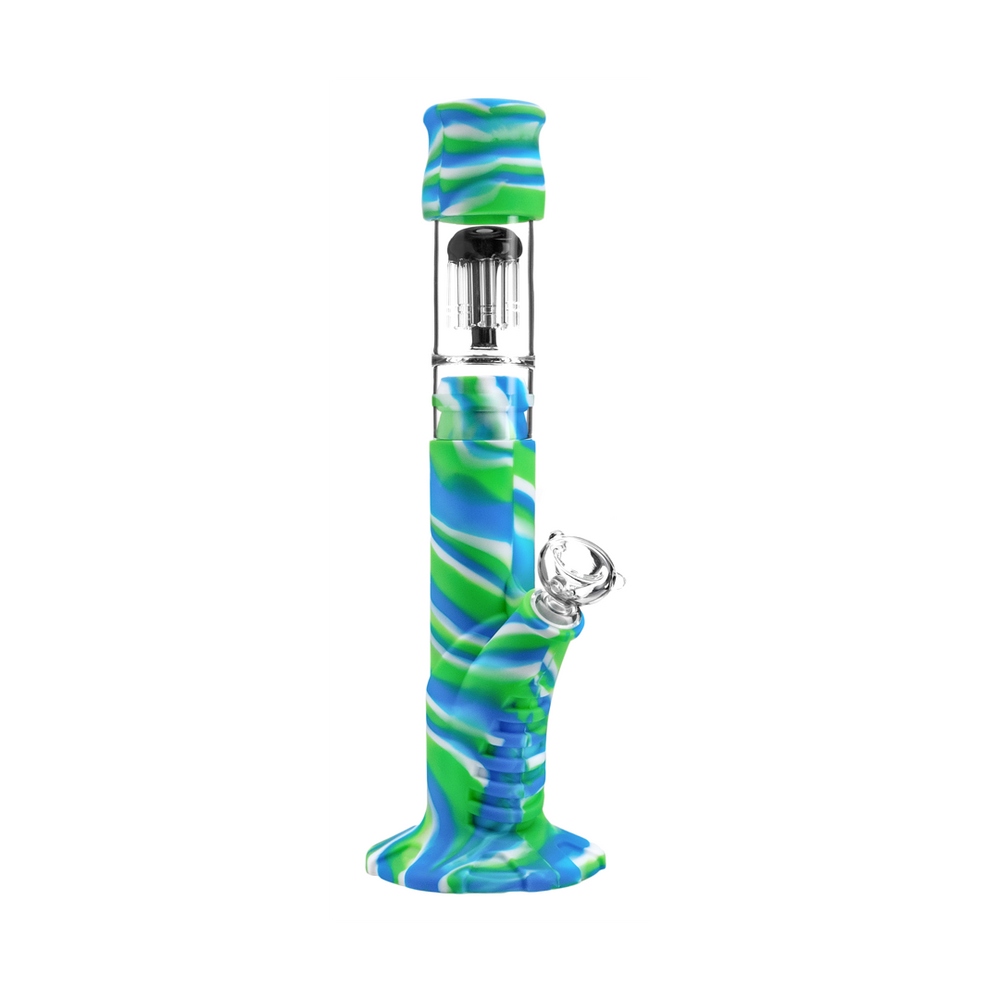 Medusa Customs Silicone Straight Tube w/Percolator - Headshop.com