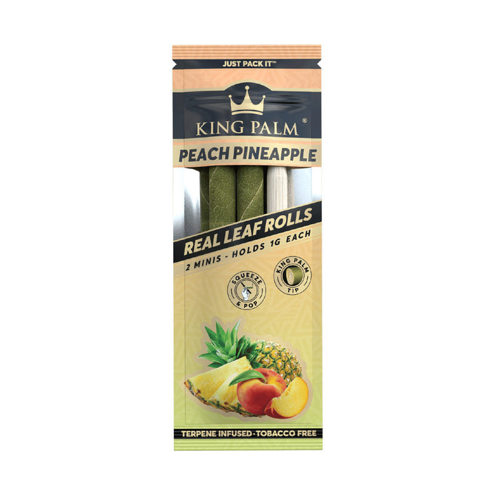 20PC DISPLAY - King Palms Hand Rolled Leaf Mini - 2pk - Headshop.com