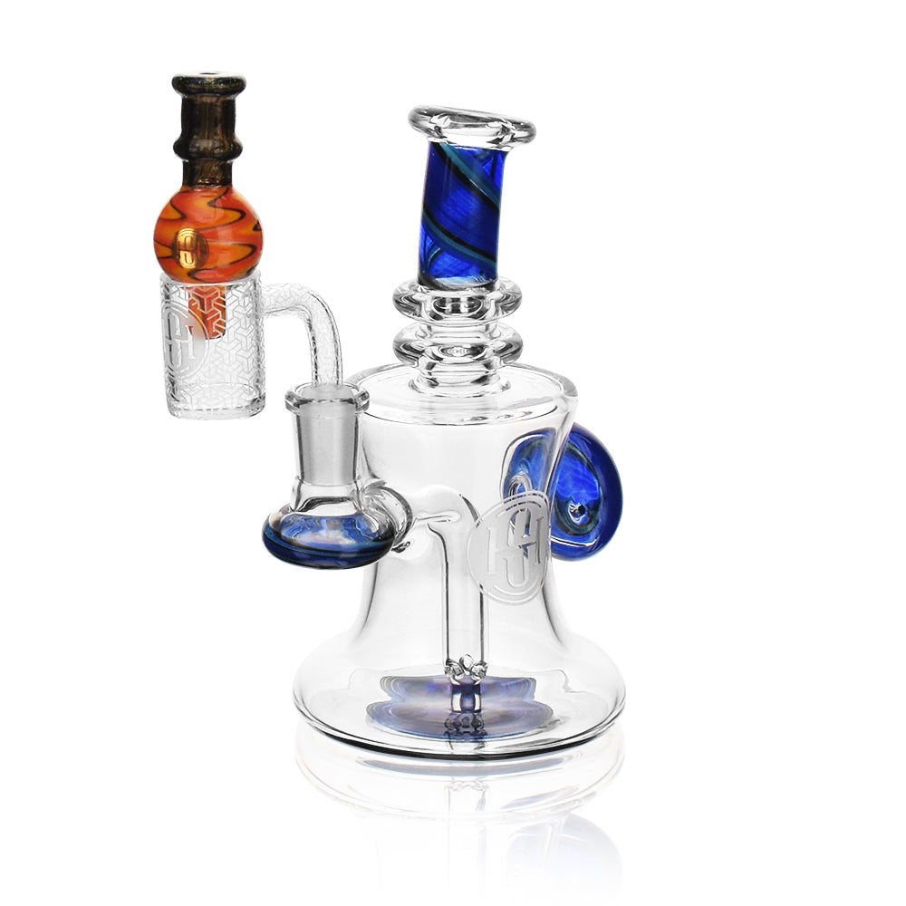 High Society | Astara Premium Wig Wag Concentrate Rig (Blue) - Headshop.com