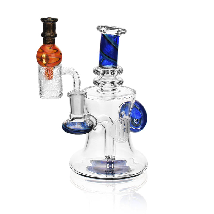 High Society | Astara Premium Wig Wag Concentrate Rig (Blue) - Headshop.com
