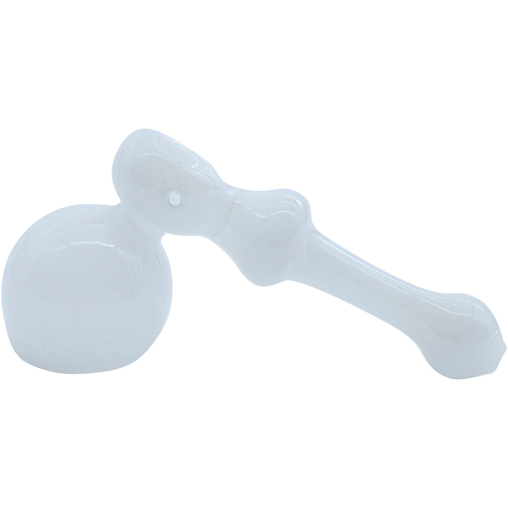 LA Pipes "Ivory Hammer" Glass Hammer Bubbler Pipe - Headshop.com