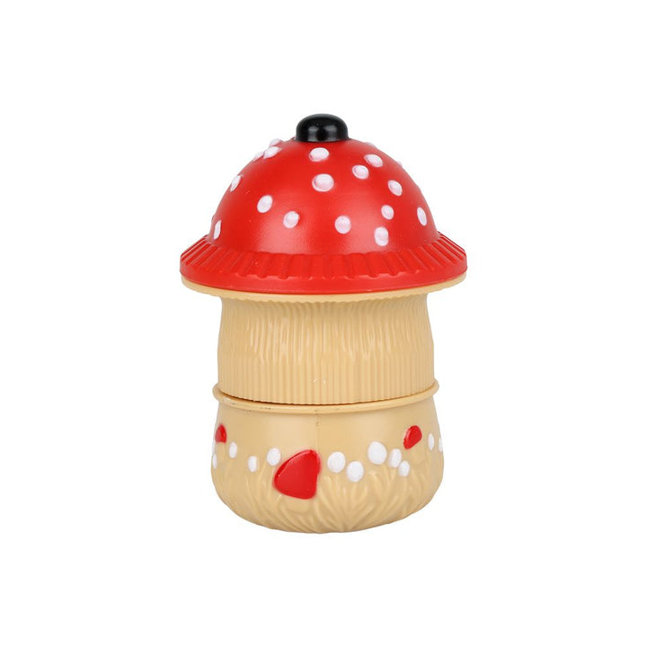 Mushroom Acrylic Grinder - 3pc / 1.5" 12ct - Headshop.com