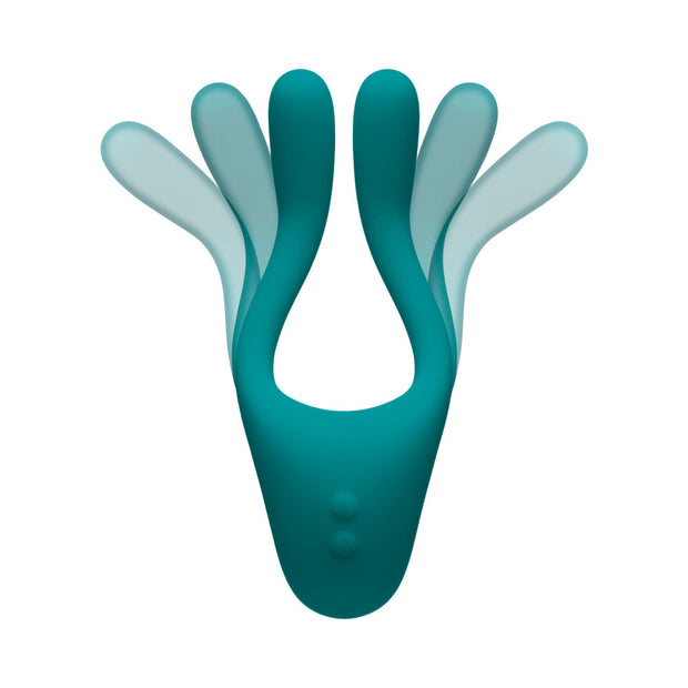 TRYST V2 Bendable Multi Erogenous Zone Massager with Remote Teal - Headshop.com