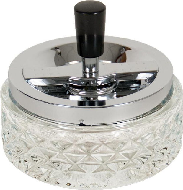 Glass Spinning Ashtrays | 4.75 Inch - Headshop.com