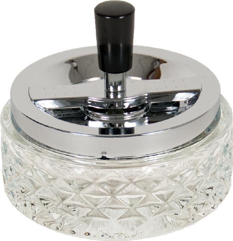 Glass Spinning Ashtrays | 4.75 Inch - Headshop.com