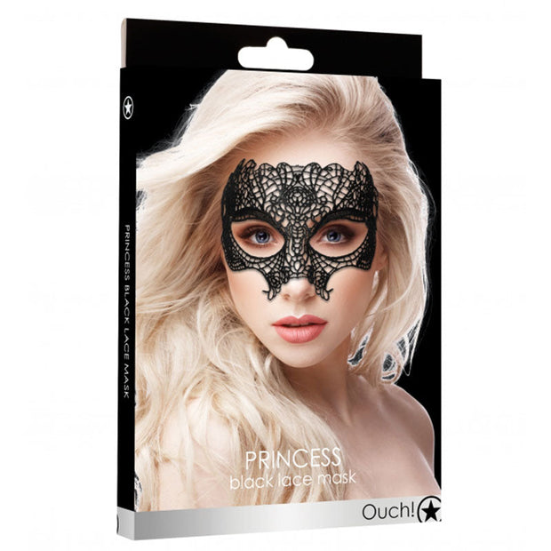 Ouch! Princess Lace Eye Mask Black - Headshop.com