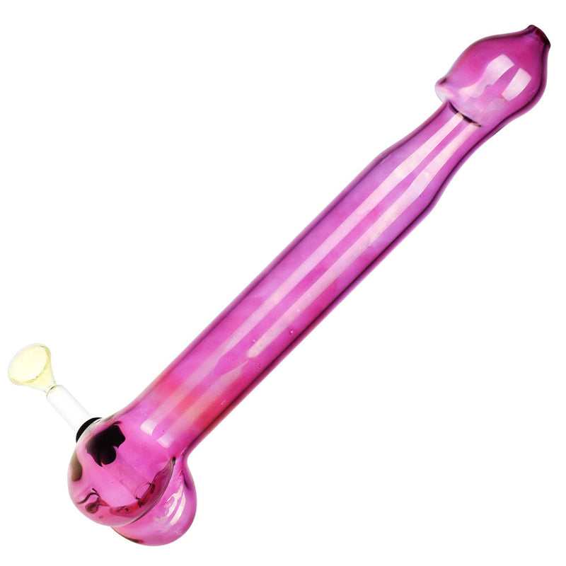 Willy Johnson Glass Penis Hand Pipe - 10.5" - Headshop.com