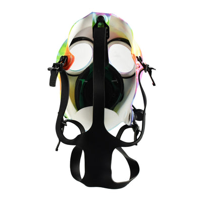 Gas Mask w/ Acrylic Water Pipe - 10.25" - Headshop.com
